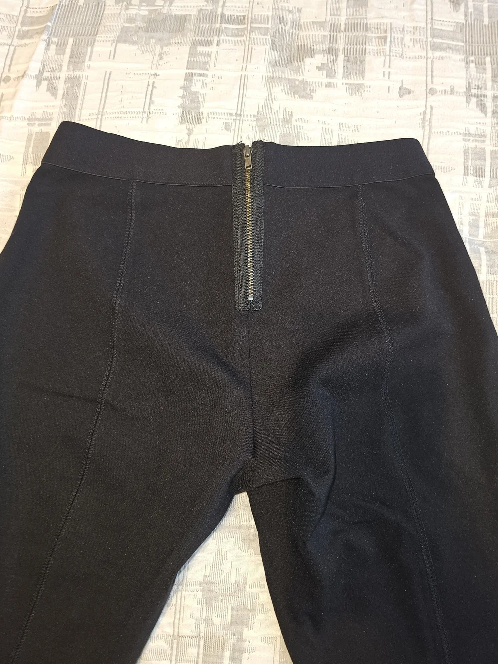J.CREW Pixie Black Ponte Back-Zip Skinny Pants Women’s Size 2R